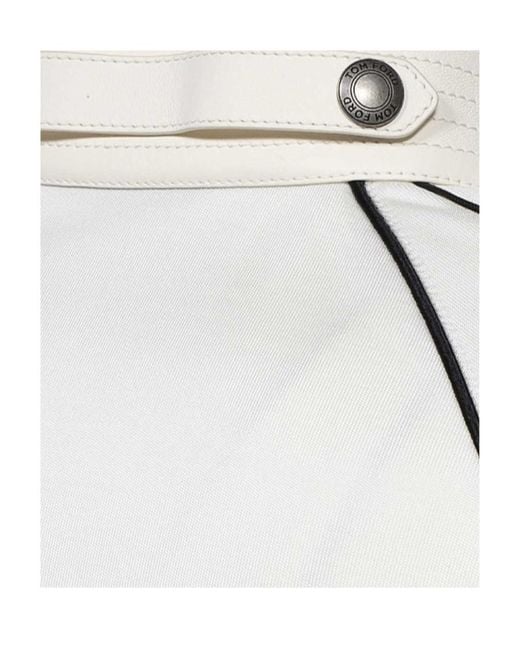 Tom Ford Gray Logo-Patch Zip-Up Jacket for men