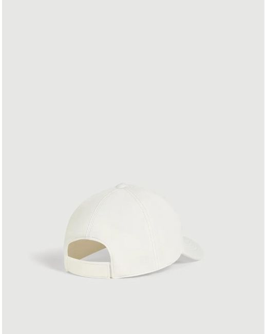 Brunello Cucinelli White Sparking-Print Baseball Cap