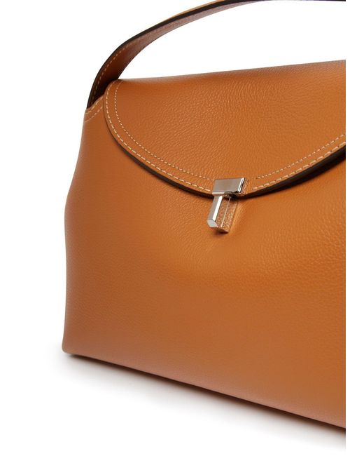 Totême  Brown T-Lock Shoulder Bag