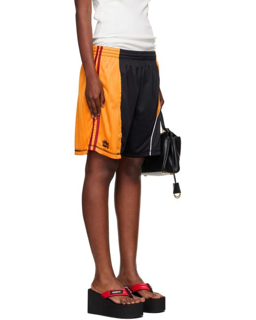 Martine Rose Black Elasticated Waistband Shorts for men
