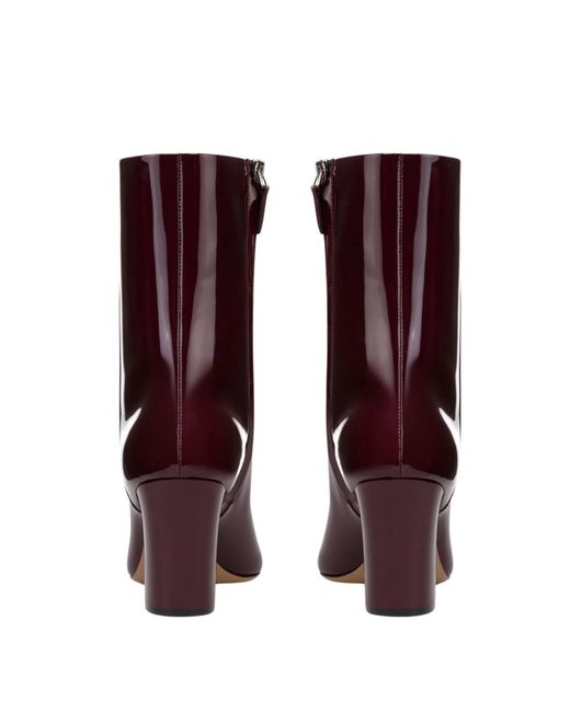 Paris Texas Purple Pointed-Toe Ankle Boots