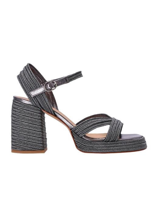 Castaner Multicolor Valle 90Mm Metallic-Finish Sandals
