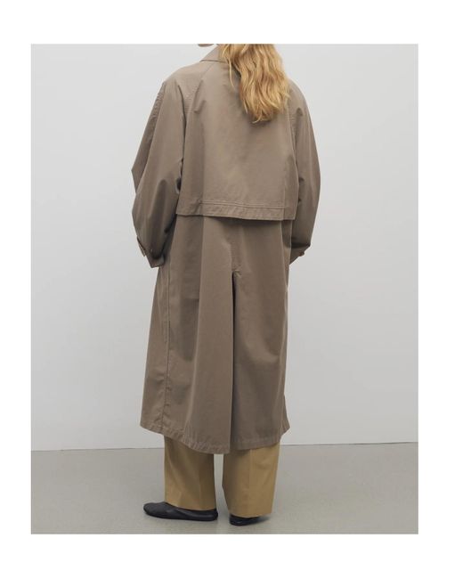 The Row Natural Long Sleeve Coat