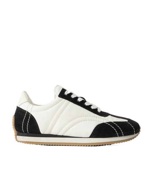 TOTEME Women's Black Lace Up Sneakers