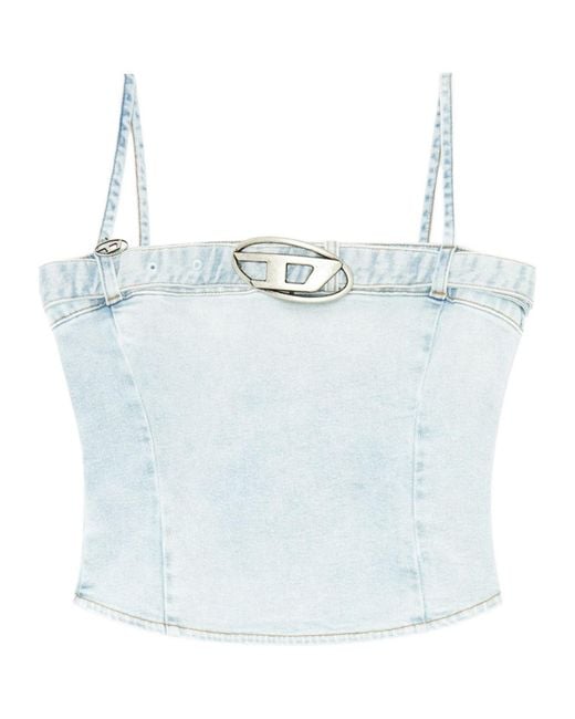 DIESEL Blue Denim Vest