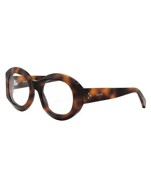 Céline Black Logo Flat Mirror for men