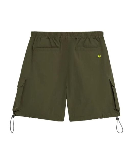 Barrow Green Cargo Gabardine Shorts for men