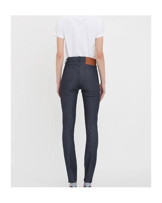 Victoria Beckham Blue Jeans With Belt Loops