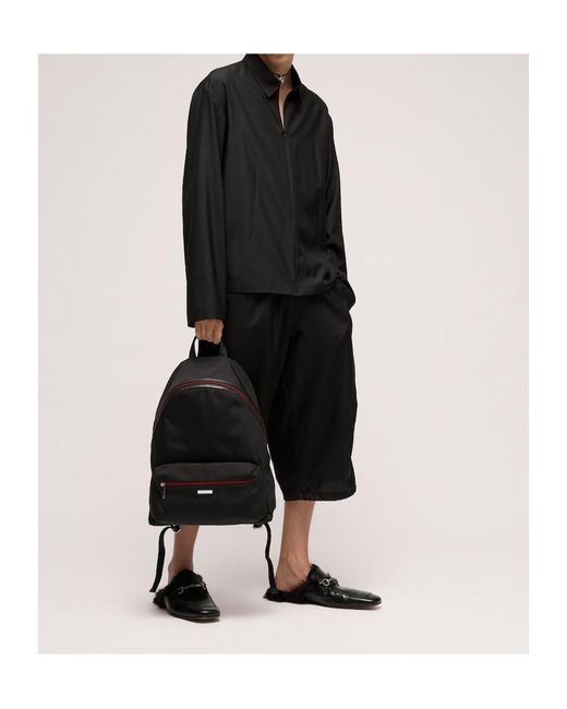 Gucci Black Tag Medium Backpack for men