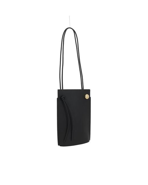 Loewe Black Drawstring Tote Bag
