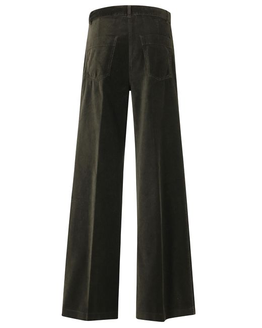 Aspesi Black Straight-Leg Casual Trousers