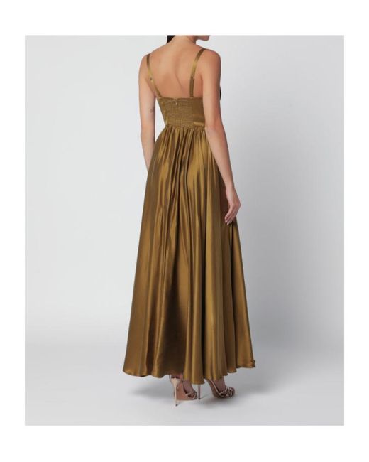 Zimmermann Brown Draped Maxi Skirt