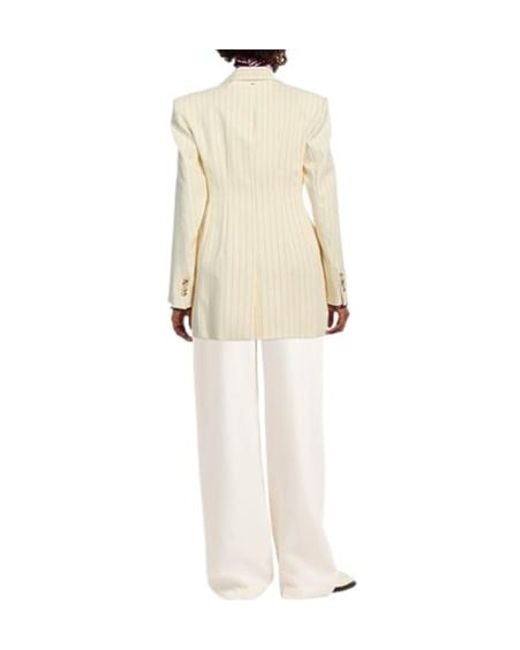 Sportmax Natural Striped Blazer