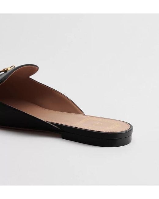 Dior Black Baby Bow Mules