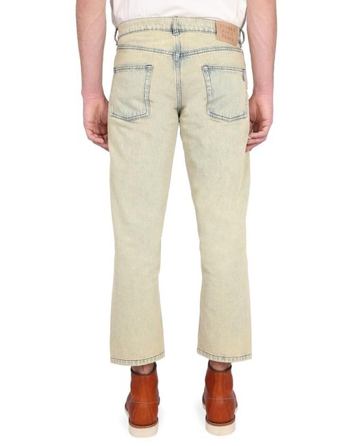Etudes Studio Natural Études Studio Logo Patch Straight-Leg Jeans for men