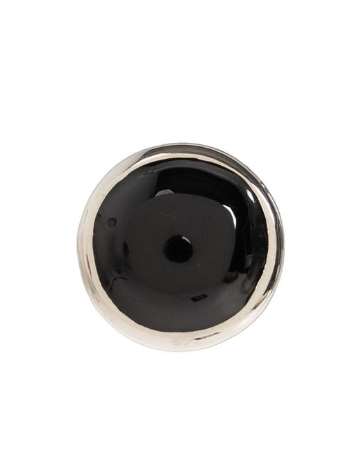 Marni Black Dome Stud Earrings