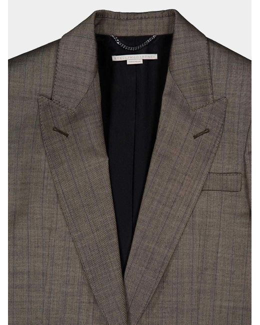 Stella McCartney Green Classic Single-Breasted Blazer