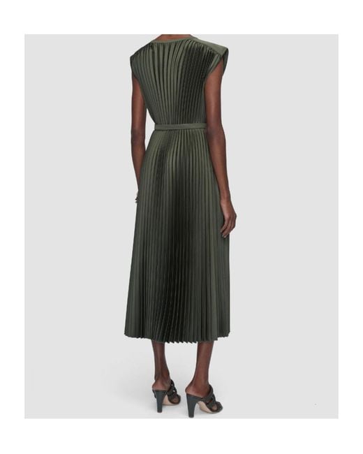 Joseph Green Volta Knit Weave Plisse Dress