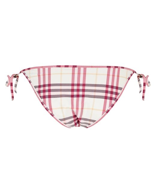 Burberry Pink Sidetie Bikini Bottoms