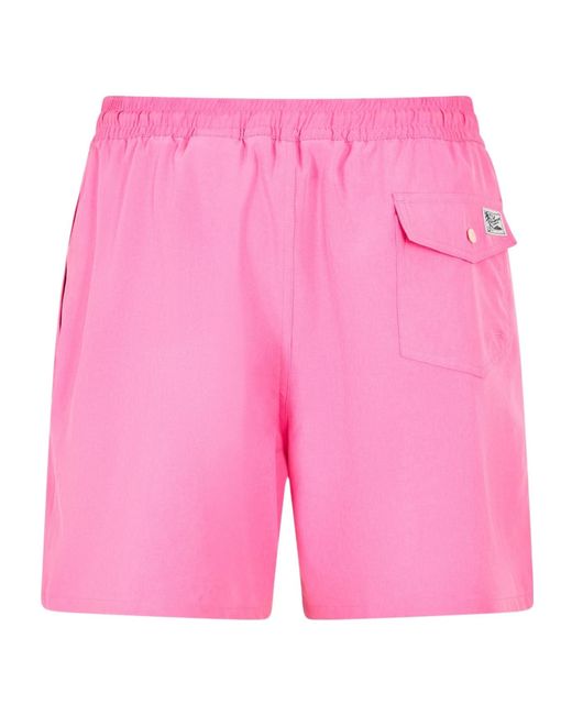 Polo Ralph Lauren Pink Traveller Swim Shorts for men