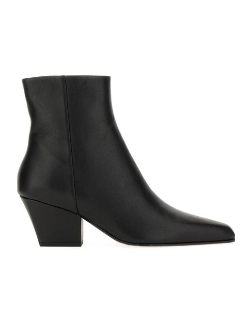 Paris Texas Black Jane Ankle Boots
