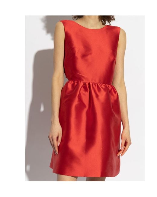 Kate Spade Red Bow Back A-Line Dress