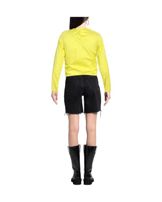 Ganni Yellow Top