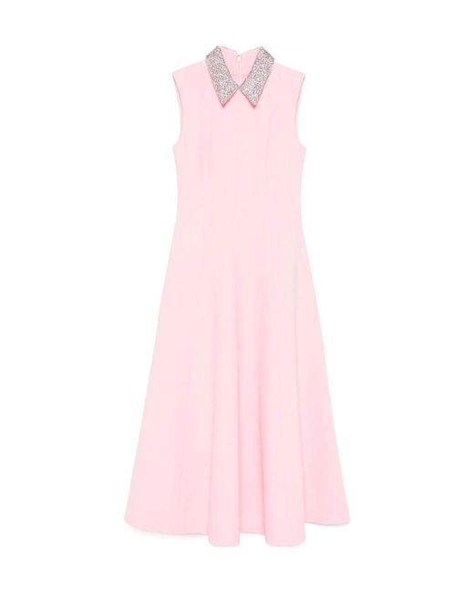 Rebecca Vallance Pink Sleeveless Dress
