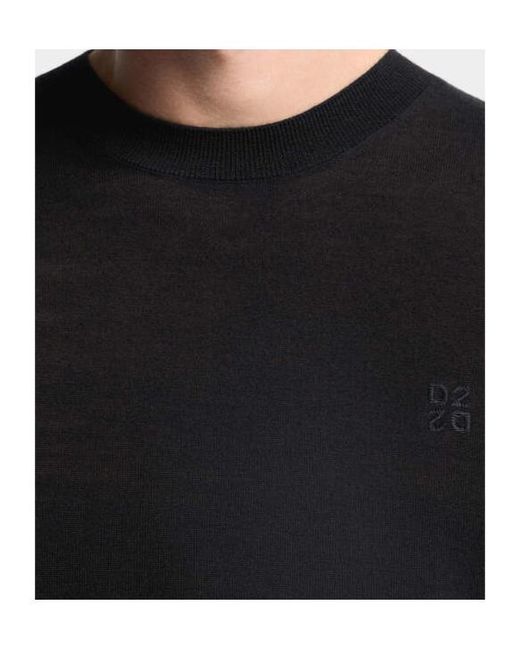 DSquared² Black Long Sleeved Jumper for men