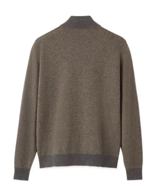 Loro Piana Gray Roadster Sweater for men
