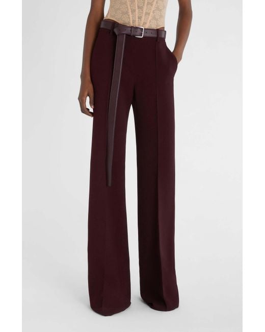 Ermanno Scervino Purple Wide Leg Trousers