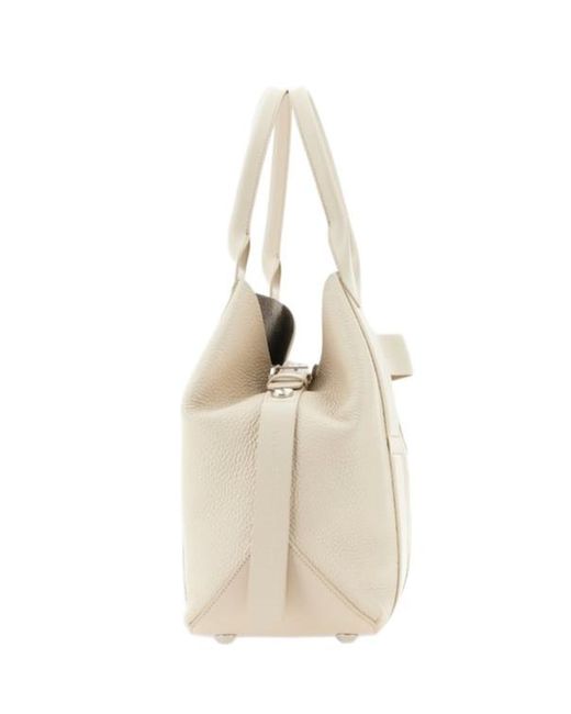 Hogan Natural Script Medium Shopping Bag