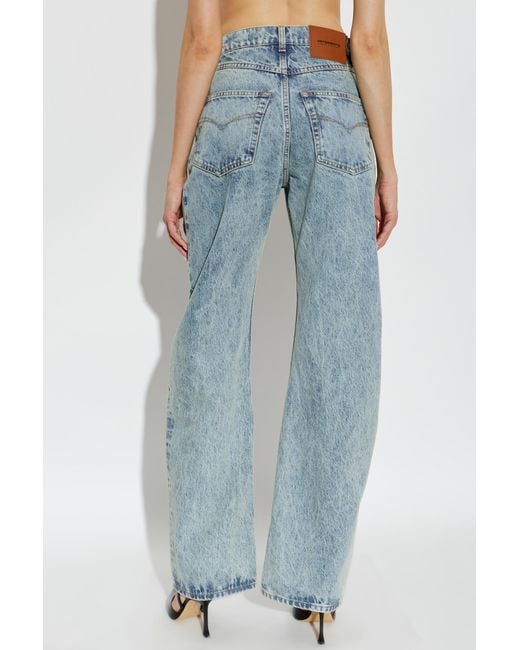 Vetements Blue Belt-Loop Jeans