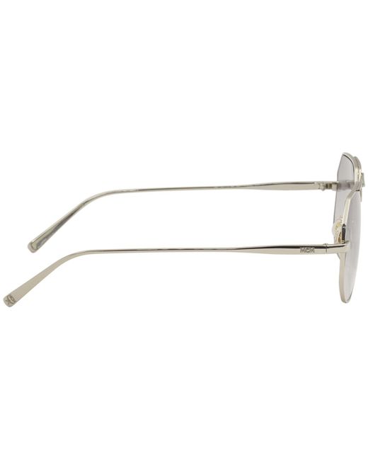 MCM White Irregular Mirror Sunglasses