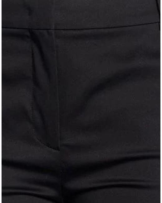 Max Mara Black Slim-Fit Straight-Leg Cropped Dress Pants
