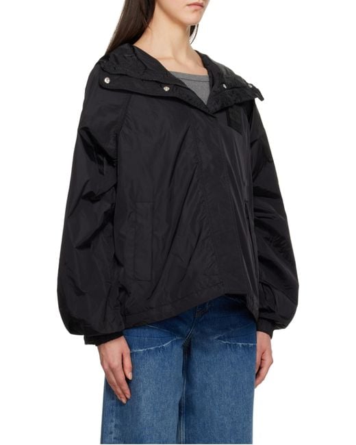 Ganni Black Nylon Jacket