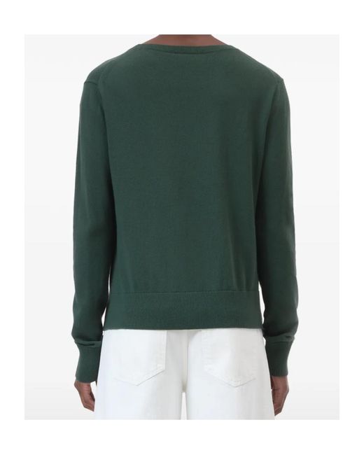 Closed Green Long Sleeve Crew Neck Knitwear