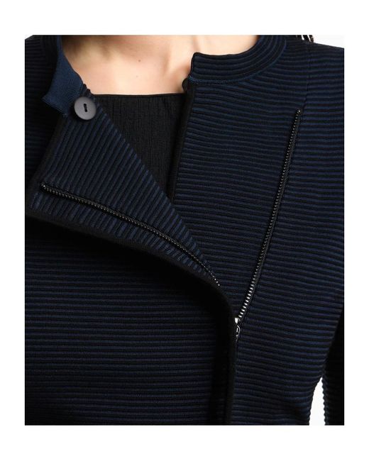 Emporio Armani Blue Striped Jacket