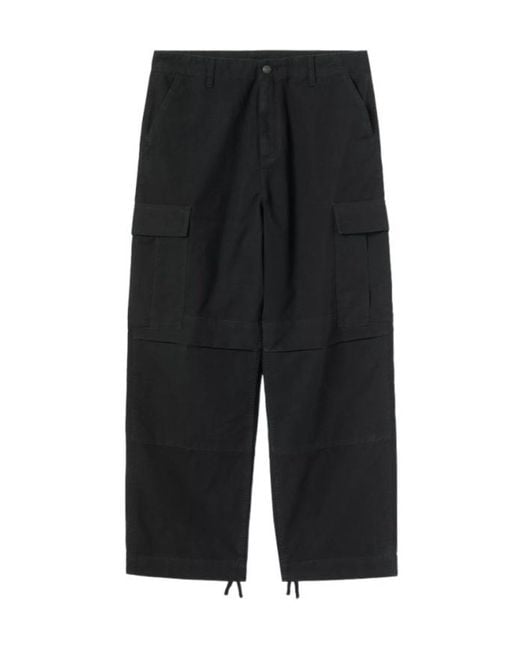 Carhartt Black Og Stone-Washed Cargo Pants for men