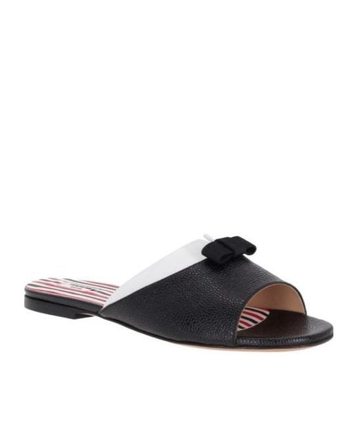 Thom Browne Multicolor Beis Flat Sandals
