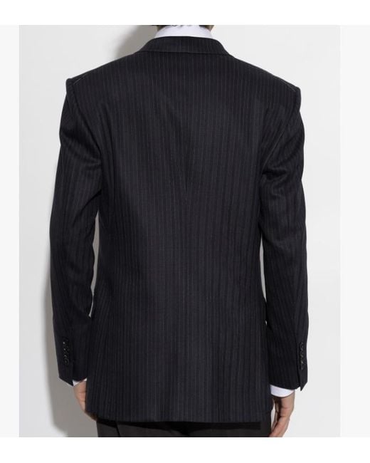 Tom Ford Blue Lapel Long-Sleeved Suit Jacket for men