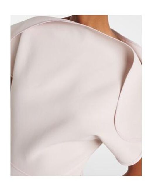 Maticevski White Absolve Draped Gown