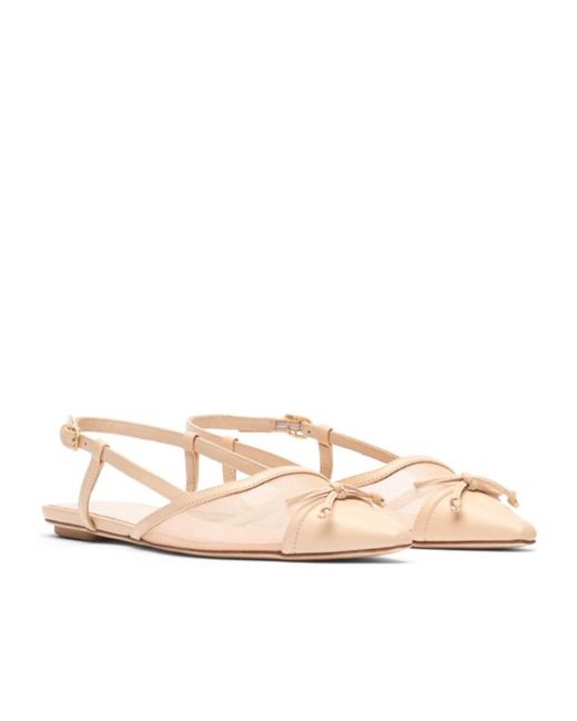 Stuart Weitzman Natural Kitty Slingback