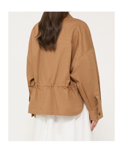 Weekend by Maxmara Natural Vettura Boxy Shirt Jacket