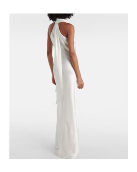 Galvan White Bridal Pandora Gown