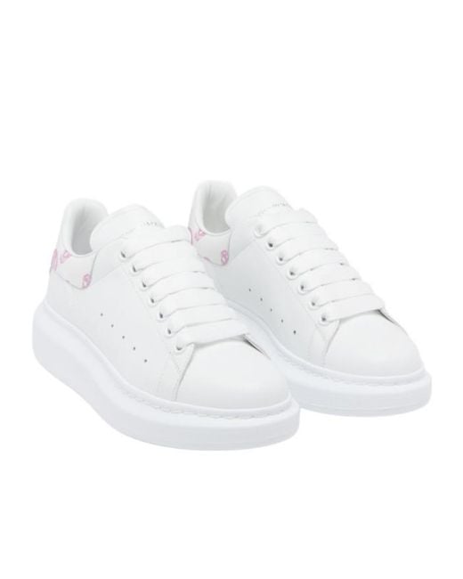 McQueen White Oversized Low-Top Sneakers