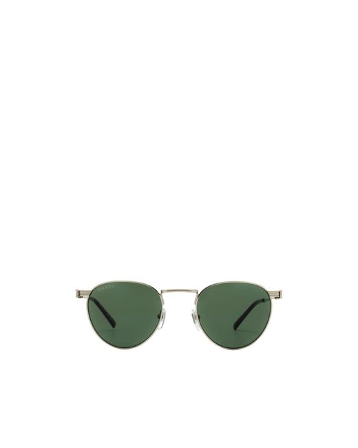 Gucci Green Eyewear Gg1875S Oval Sunglasses for men