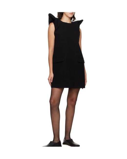 Niccolò Pasqualetti Black Spalla Dress