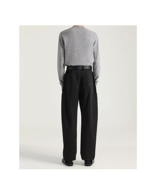 Givenchy Black Cargo Straight-Leg Trousers for men