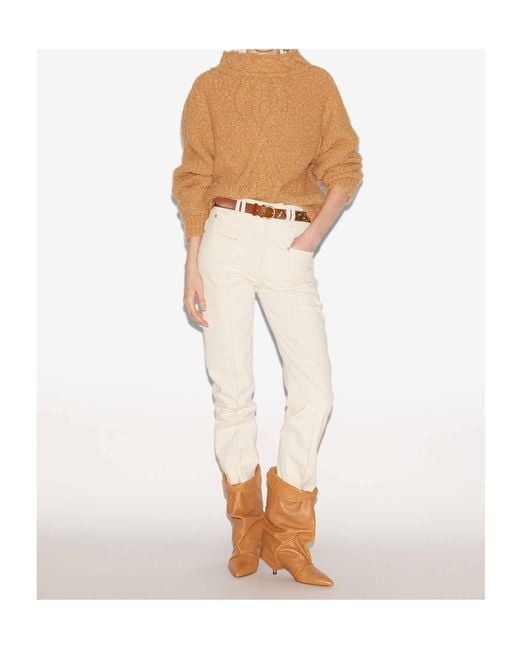 Isabel Marant Natural Romane Crewneck Jumper